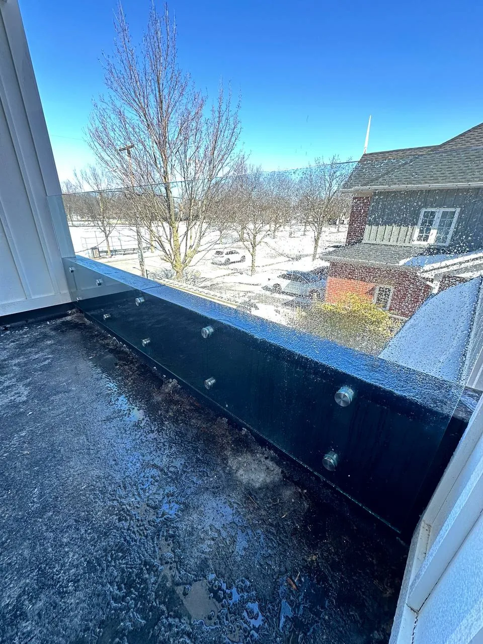 Exterior Frameless Glass Railing